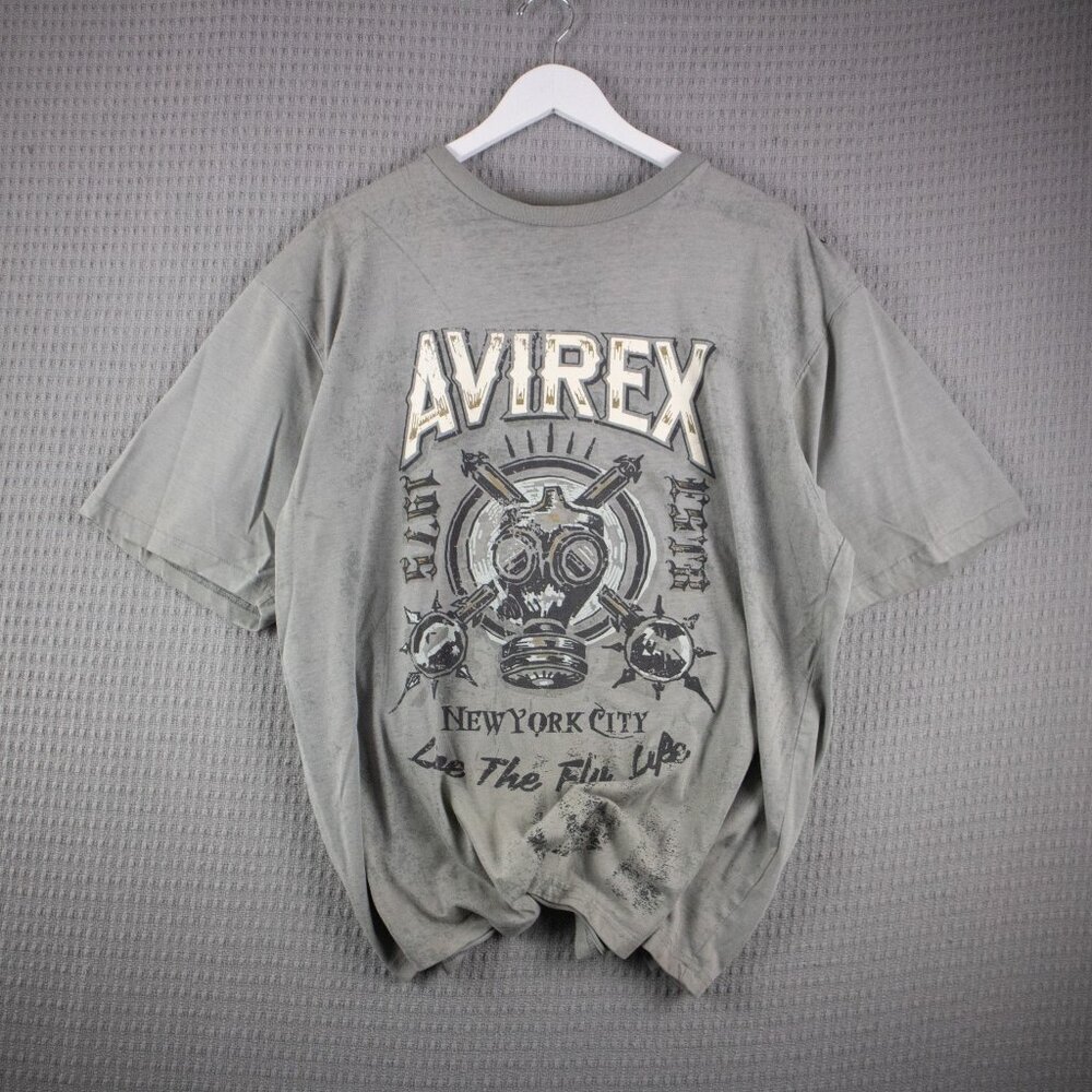Avirex New York City Gas Mask Vintage Tee XXL